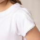 Organic Tulip Sleeve Knit Top