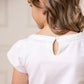 Organic Tulip Sleeve Knit Top