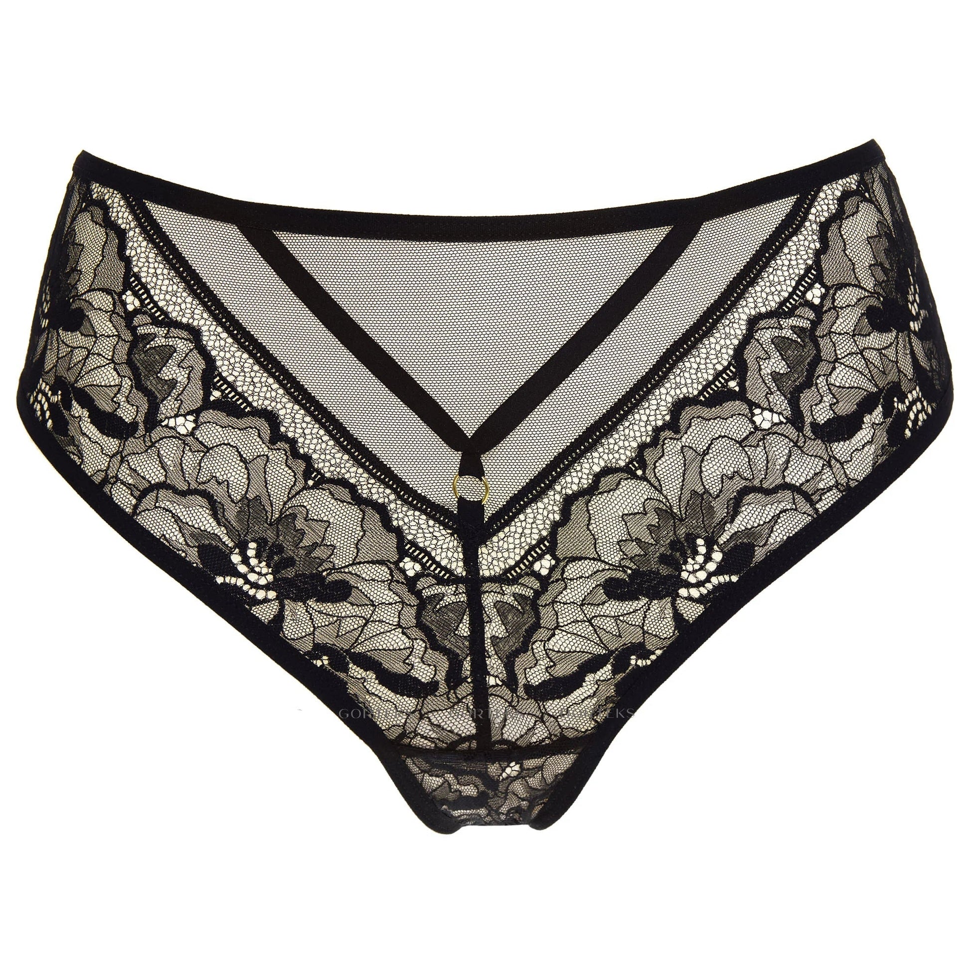 Gorteks Gwen Sheer Lace Mid Rise Bikini Panty-2