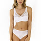 Full Figure Unlined Bra Rosme Galla White-2