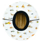 Peter Grimm Gallatin River straw lifeguard hat with wide brim and chin cord, shown on a white background