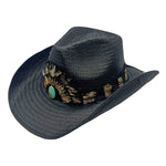 Peter Grimm Gallop straw cowboy hat by HatCountry with a classic western crown and curved brim