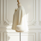 Pink Bridal Cape with Faux Fur Trim (Amanda Pin06)