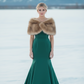 Honey Brown Fur Wrap (Serena LBrw03)