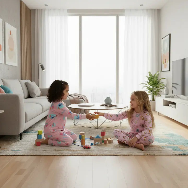 LA-BU-BU Dreams Girls Pyjamas-1