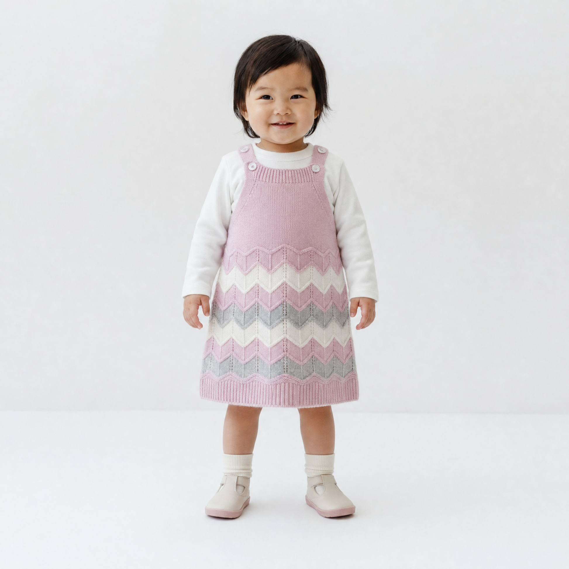 Knitted Princess Overall Set-0