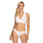Sheer Lace Wireless Bra Top Gizela White-3