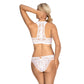 Sheer Lace Wireless Bra Top Gizela White-2