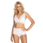Sheer Lace Wireless Bralette Gizela White-2