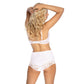 Sheer Lace Demi Cup Bra Gizela White-3