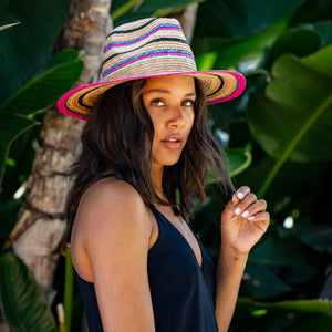Peter Grimm Glaring - Straw Fedora Hat