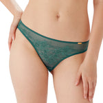 Gossard Glossies Lace Jade Sheer Bikini Panty-0