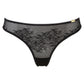 Gossard Glossies Lace Black Sheer Thong Panty-4