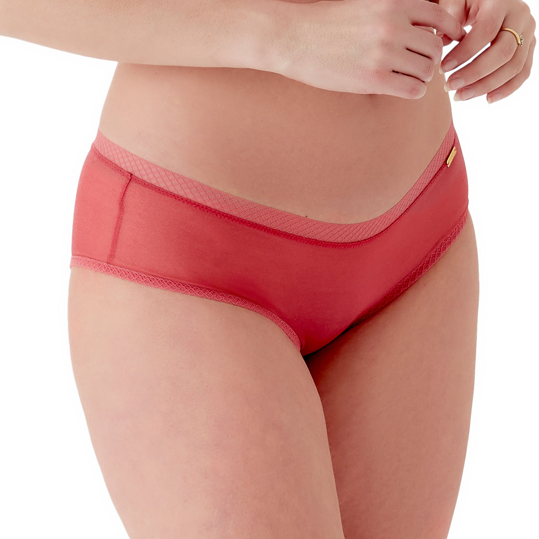 Gossard Glossies Raspberry Sorbet Sheer See Through Shorts Panty-1