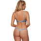 Gossard Glossies Silver Sheer See Through Thong Panty-4