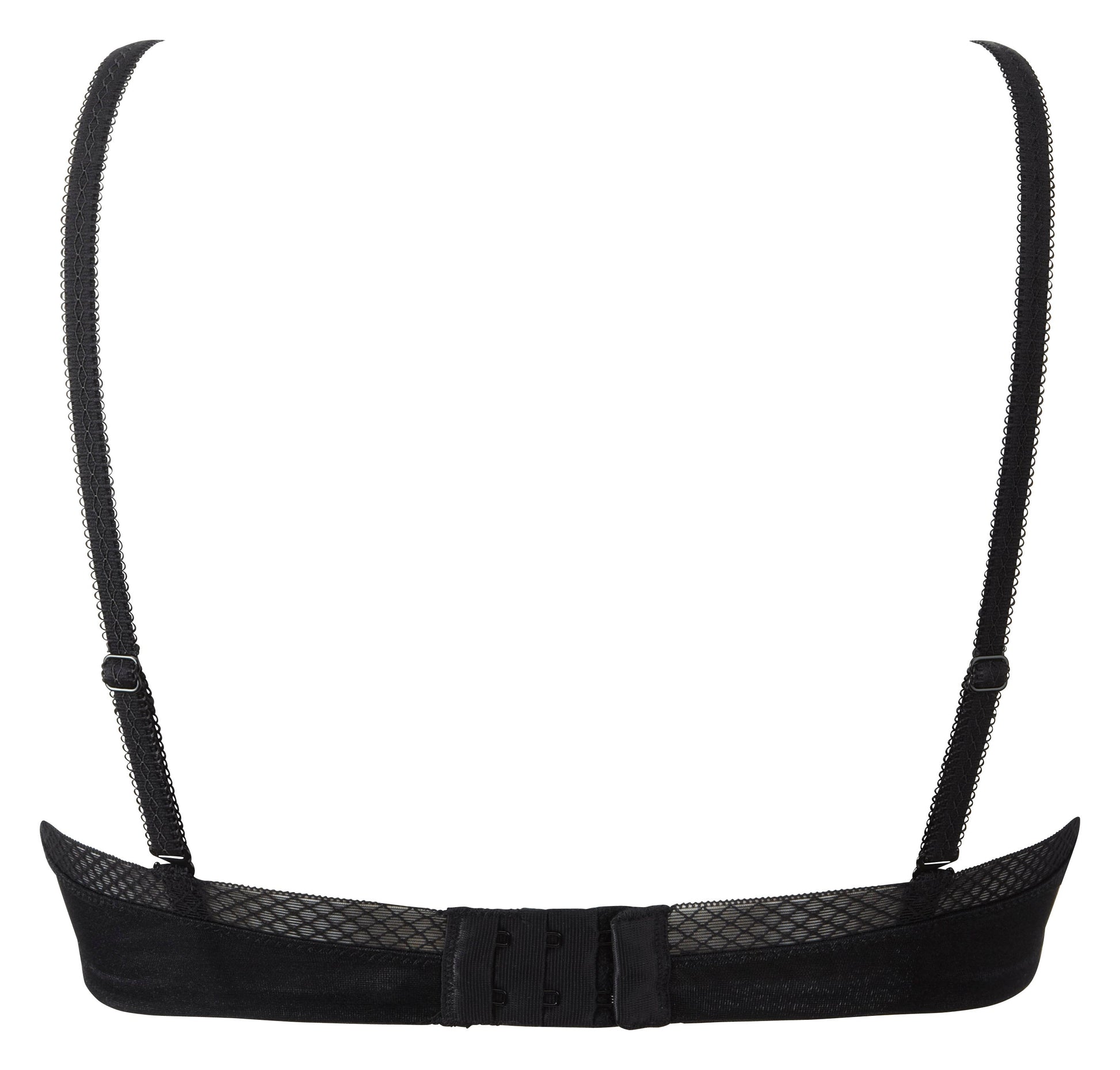 Sheer Molded Bra Gossard Glossies Black-3