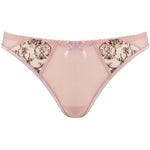 Axami Copper Rose Sheer Mesh Thong Panty-0
