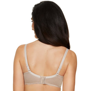 Sheer Mesh Balconette Bra Pamela Cappucino-1