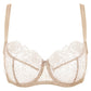 Gorteks Pamela Cappucino Sheer Mesh Balconette Bra