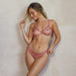 Gossard Glossies Leopard Pink Printed Sheer Thong Panty-4