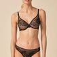 Gossard Glossies Lace Black Sheer Bikini Panty-2