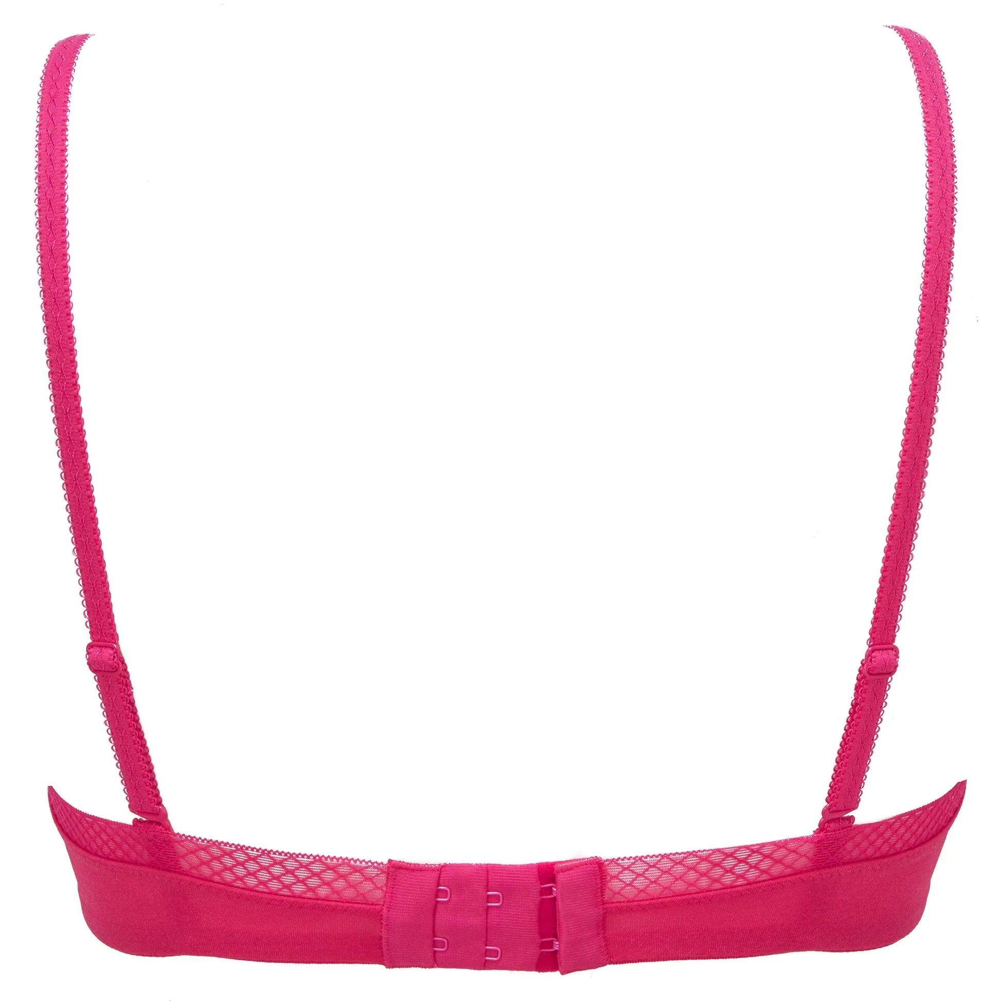 Gossard Glossies Magenta Sheer Mesh Molded Bra-4