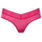 Gossard Glossies Magenta Sheer Mesh Cheeky Short Panty-3