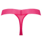 Gossard Glossies Magenta Sheer Mesh Tanga Thong Panty