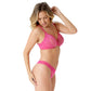 Gossard Glossies Magenta Sheer Mesh Tanga Thong Panty-2