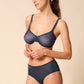 Gossard Glossies Shadow Blue Sheer Short Panty-2