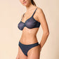 Gossard Glossies Shadow Blue Sheer Thong Panties-2