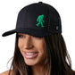 Bigfoot Trucker Hat  |  Green Sasquatch Snapback