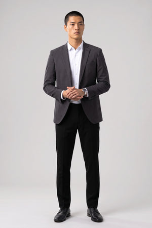 Performance Blazer // Grey Houndstooth
