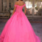 Nox Anabel H1349 Poofy Long Quinceanera Off the Shoulder Ballgown