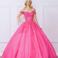Nox Anabel H1349 Poofy Long Quinceanera Off the Shoulder Ballgown