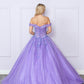 Nox Anabel H1349 Poofy Long Quinceanera Off the Shoulder Ballgown