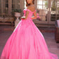 Nox Anabel H1352 Poofy A-Line Ballgown Off the Shoulder Quinceanera Dress