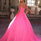 Nox Anabel H1464 Square Neck Poofy A-Line Quinceanera Gown