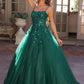 Nox Anabel H1464 Square Neck Poofy A-Line Quinceanera Gown