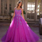 Nox Anabel H1464 Square Neck Poofy A-Line Quinceanera Gown
