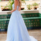 Nox Anabel H1682 A-Line Sweetheart Neckline Dress with Floral Applique