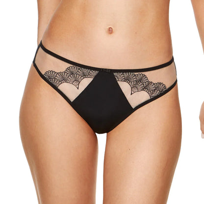 Gorteks Heidi Semi Sheer Thong Panty-0