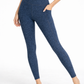 Trophy Yoga heather pocket leggings made in USA with side pockets