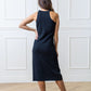 Halter Tie Knit Sweater Dress
