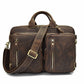 Classy Leather Bags Dublin leather backpack briefcase 2-in-1 in brown leather with padded straps and multiple compartments