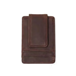 The Walden | Handmade Leather Front Pocket Wallet with Money Clip-5