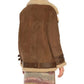 Hailey Baldwin Velocite Shearling Brown Jacket