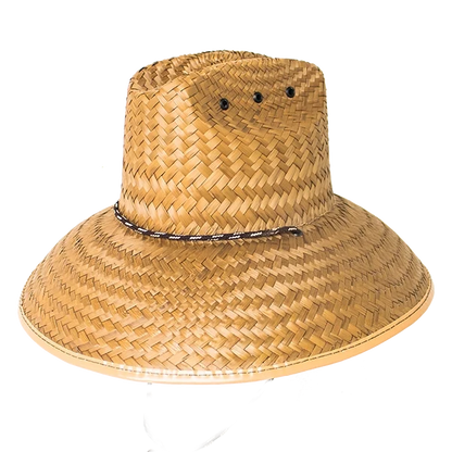 Peter Grimm Haselhoff straw lifeguard hat by HatCountry, natural woven straw with wide brim