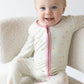 Heart Bamboo Convertible Footed Onesie