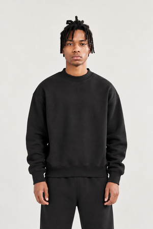 Oversized Sweatshirt Black